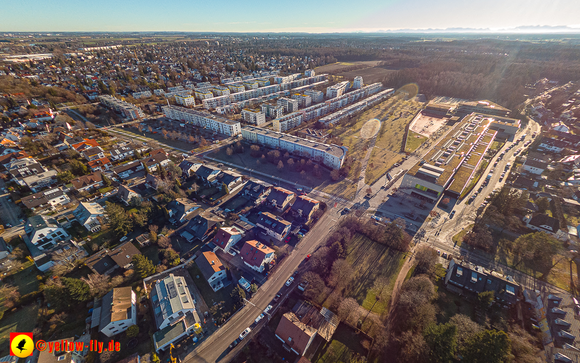 16.01.2023 - Luftbilder vom Marx-Zentrum und Gartenstadt Trudering